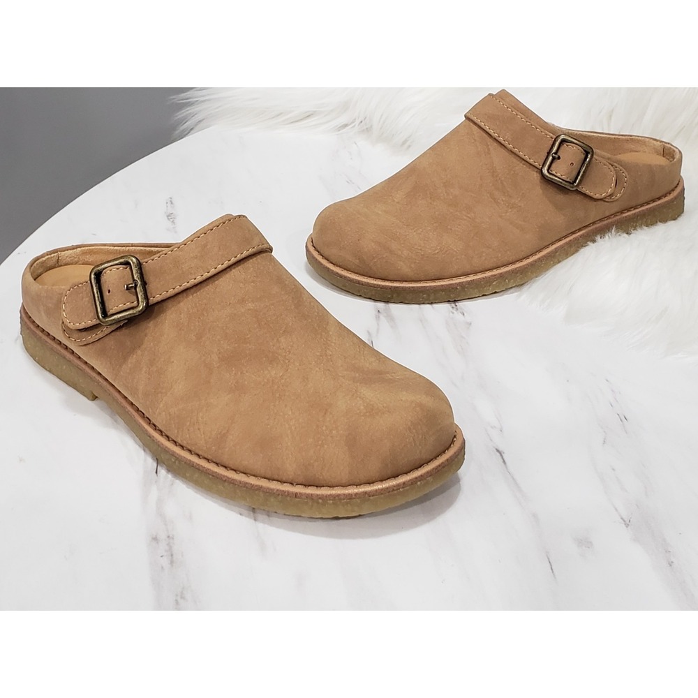 NEW NO BOX SIZE 6 b.o.c. Born Concept Lexi‎ Slip-On Mules Light Tan Camel Shoes
